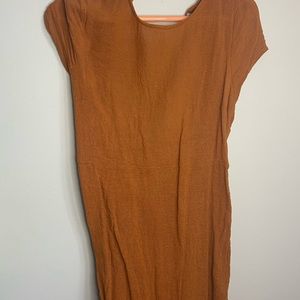 Free people auburn backless maxi dress